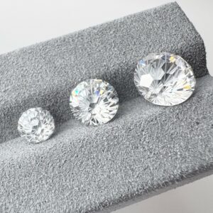 【受注生産】花火カット CZ – ピンク系＃白曜（10mm / 8mm / 6mm）