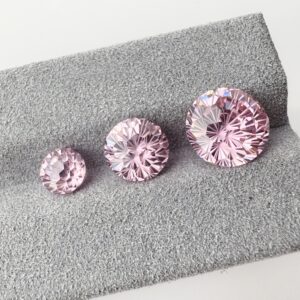 【受注生産】花火カット CZ - ピンク系＃01 桜光（10mm / 8mm / 6mm）