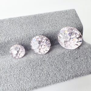 【受注生産】花火カット CZ – ピンク系＃03 薄桜（10mm / 8mm / 6mm）
