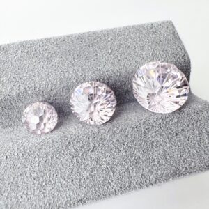 【受注生産】花火カット CZ – ピンク系＃03 薄桜（10mm / 8mm / 6mm）